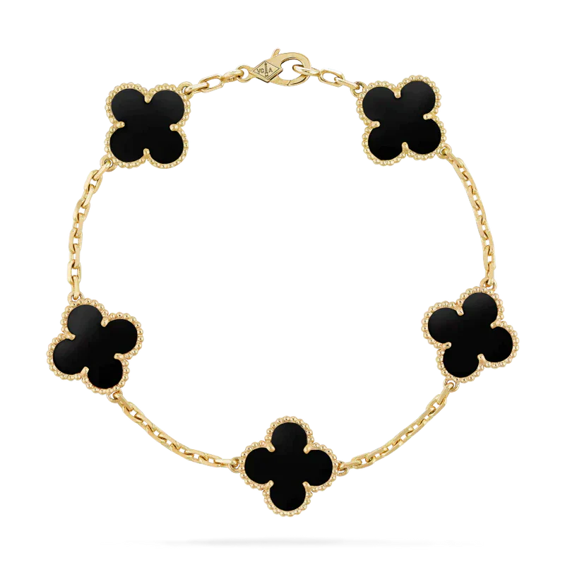 Charm Stackable Set | Gold/Black