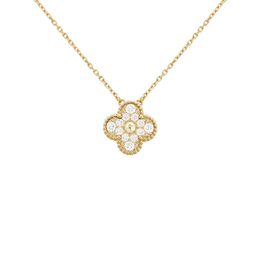 Charm Gem Necklace | Gold