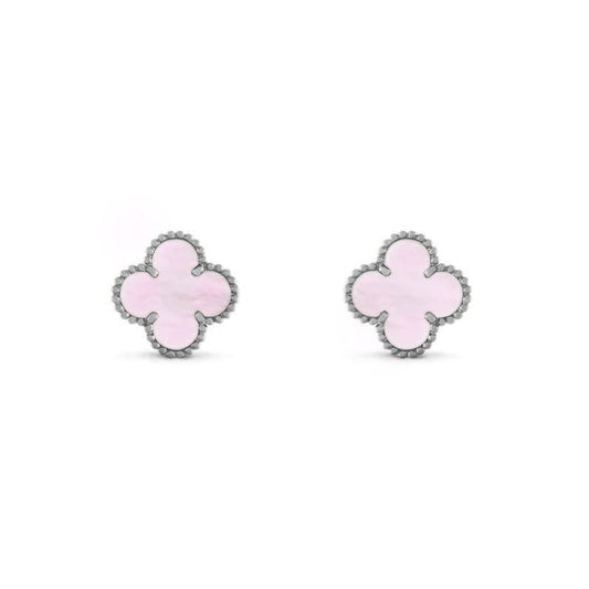 Charm Earring | Silver/Pink