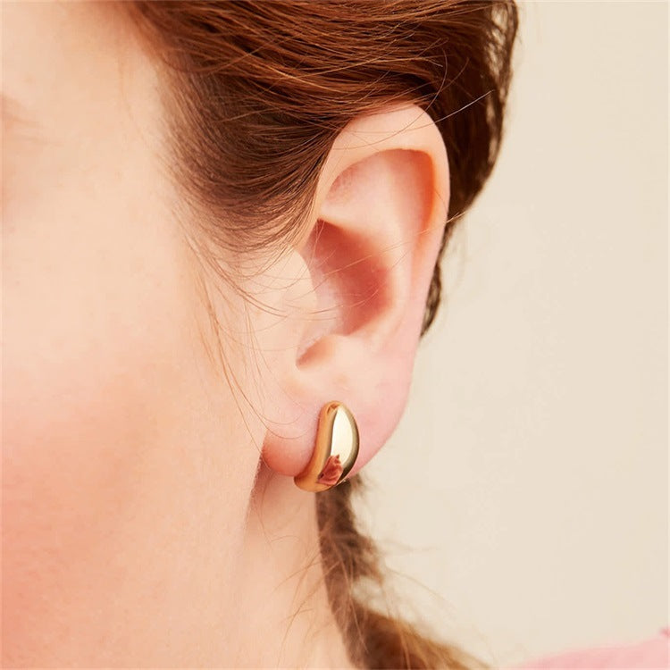 Celeste Gold Huggie Earrings