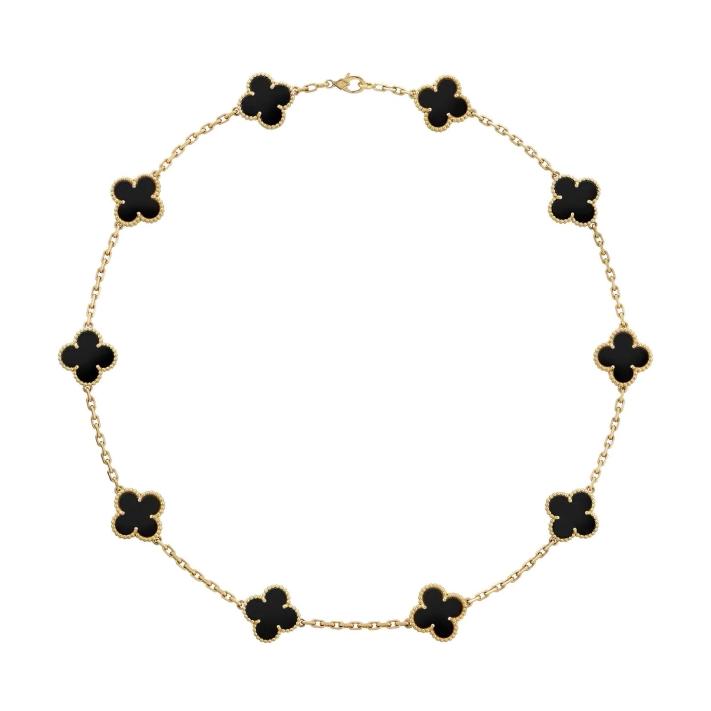 Collana Charm Luxe | Oro/Nero