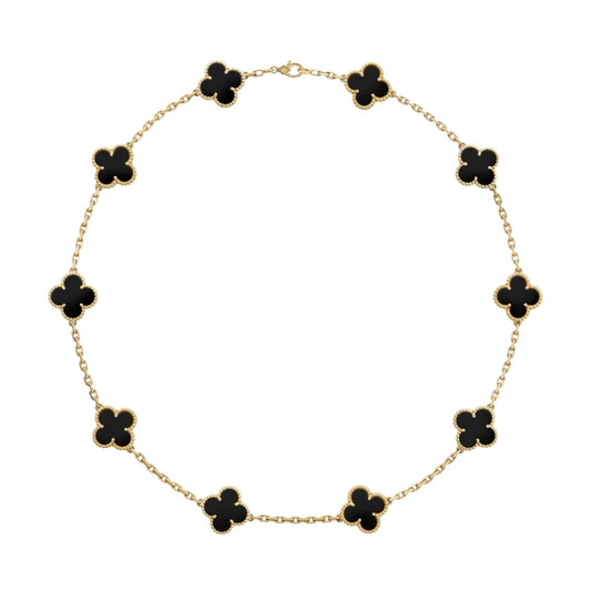 Charm Luxe Necklace | Gold/Black