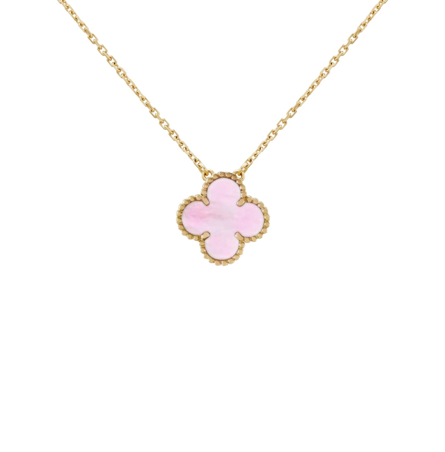 Collana con ciondolo | Oro/Rosa