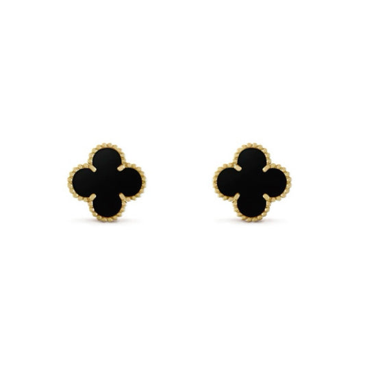 Charm Earring | Gold/Black