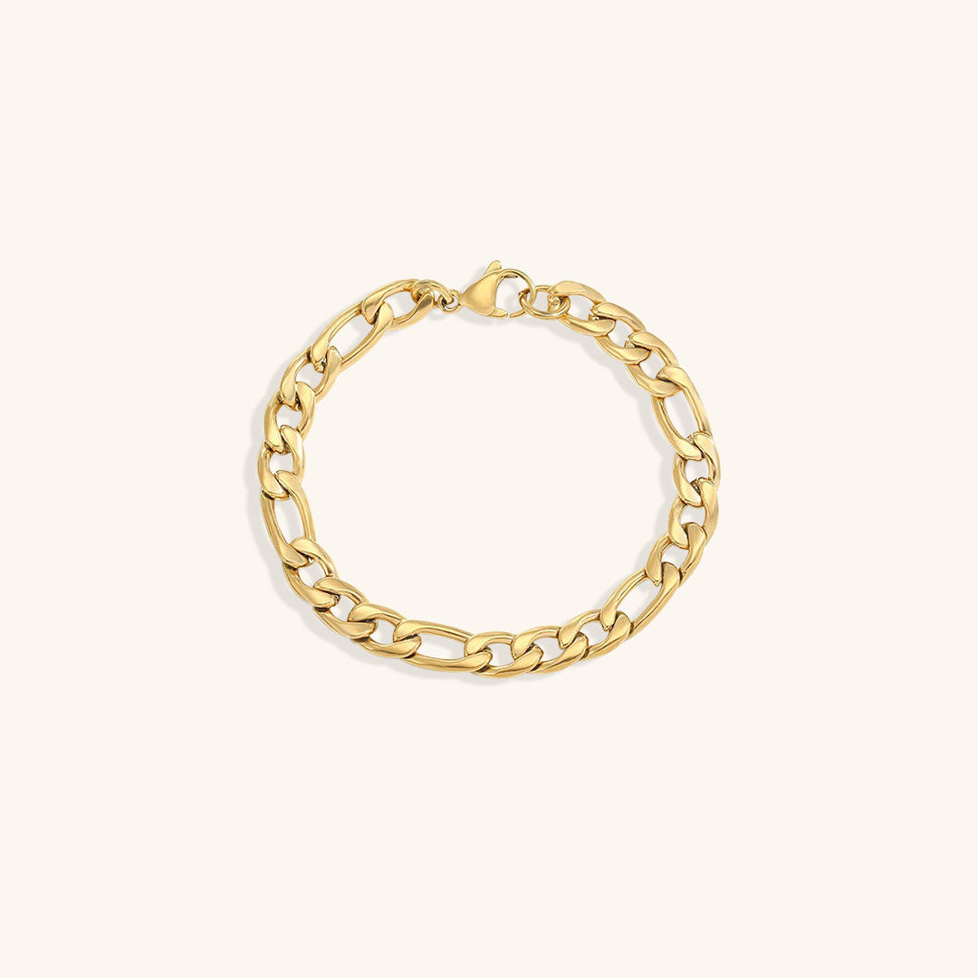 Bracciale a catena in oro Saturno 