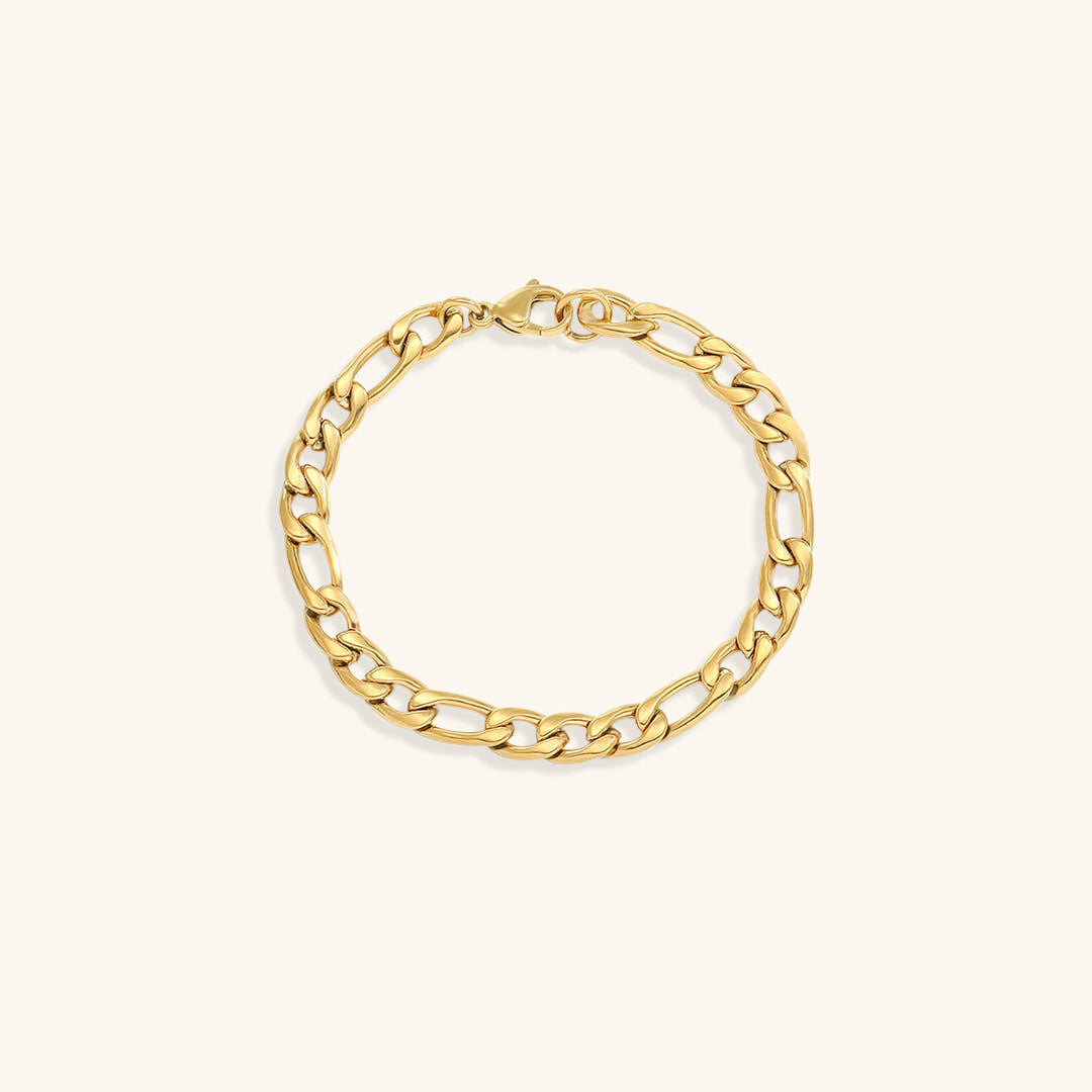 Bracciale a catena in oro Saturno 