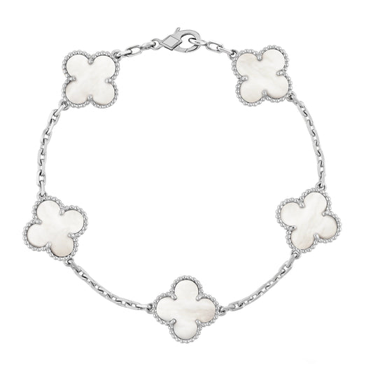 Charm Bracelet | Silver/White