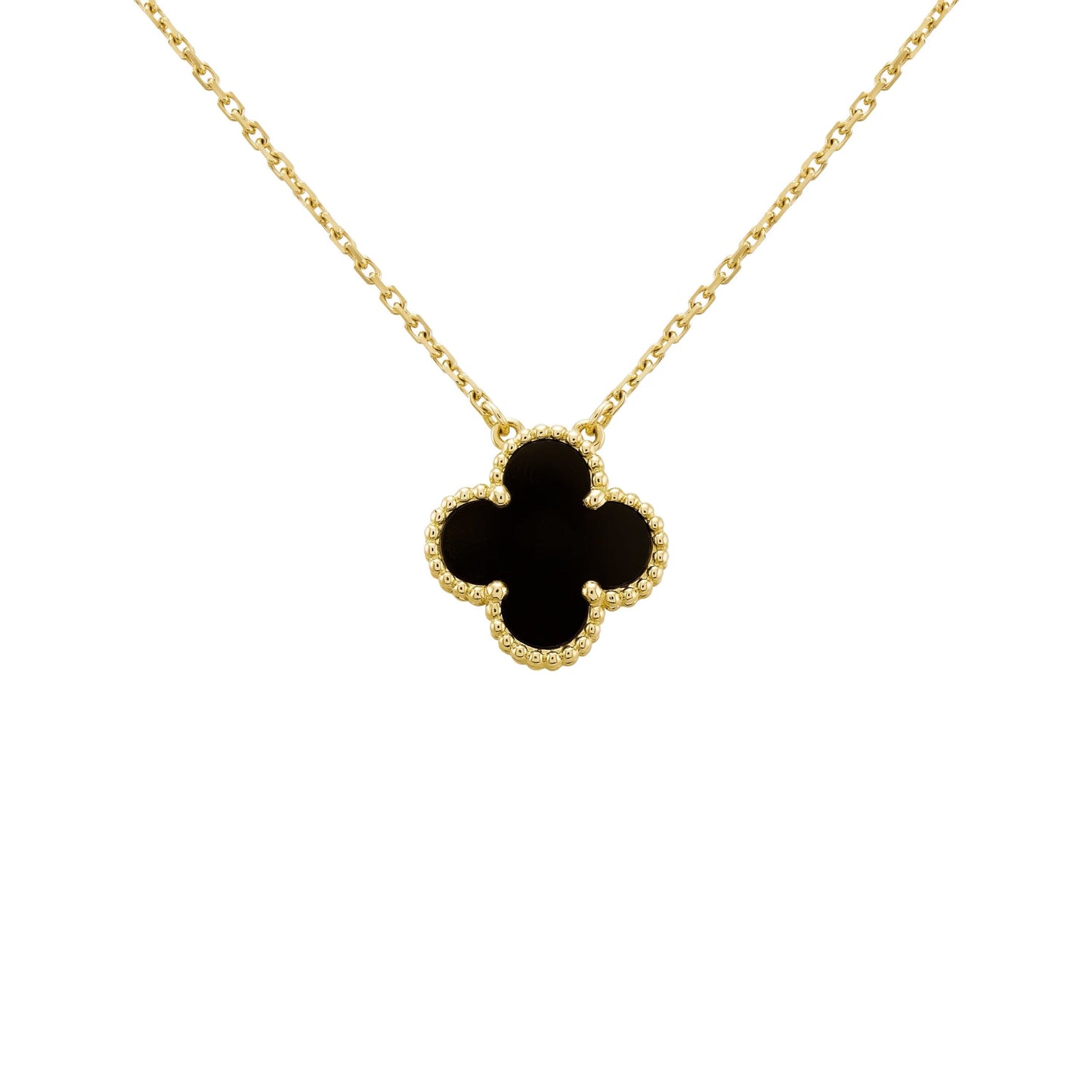 Charm Necklace | Gold/Black