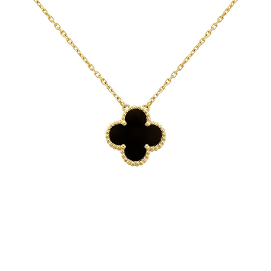 Charm Necklace | Gold/Black