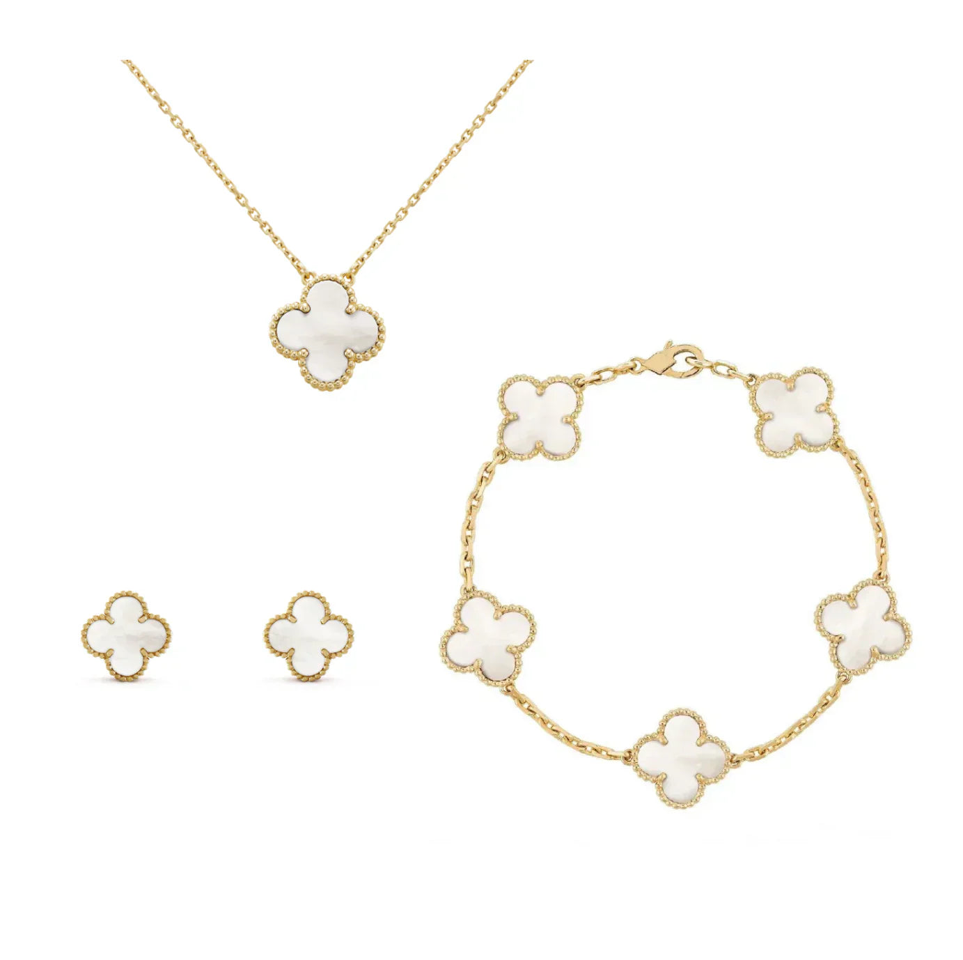 Charm Bundle | White/Gold