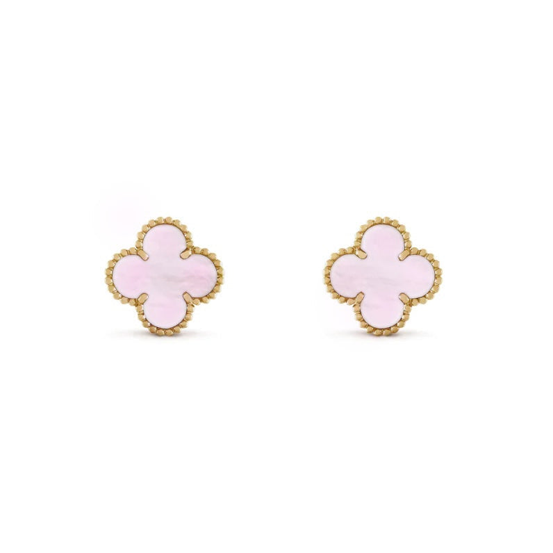 Charm Earring | Gold/Pink