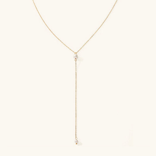 Beatrice Pearl Tassel Necklace