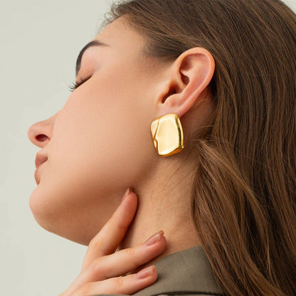 Poppy Gold Earrings