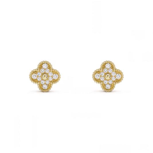 Charm Gem Earring | Gold