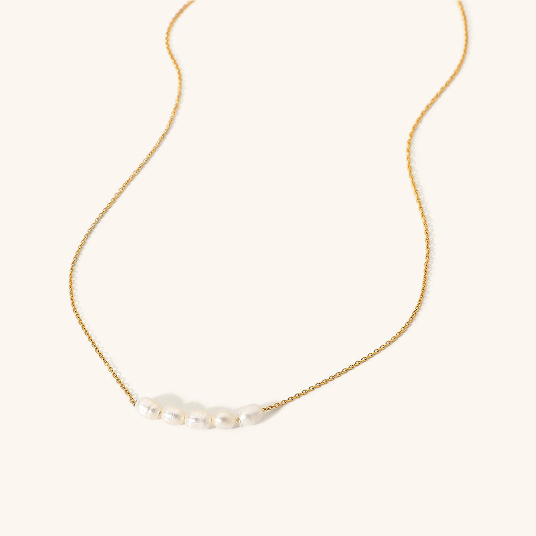 Collana di perle d'oro Elle