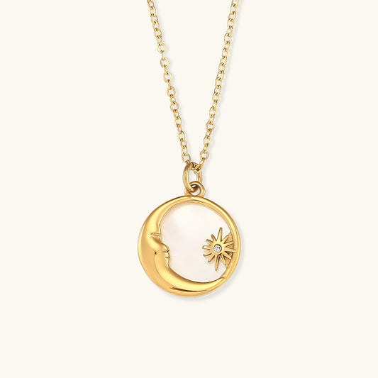 Collana Evangeline Lunar Gold