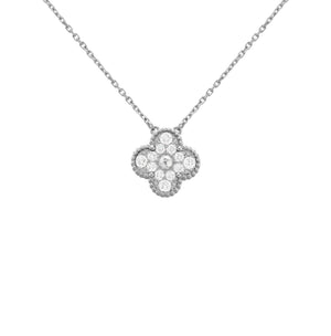 Charm Gem Necklace | Silver