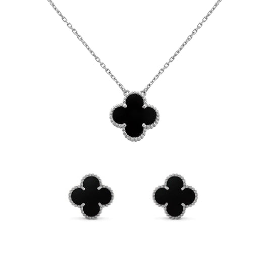 Charm Set | Silver/Black