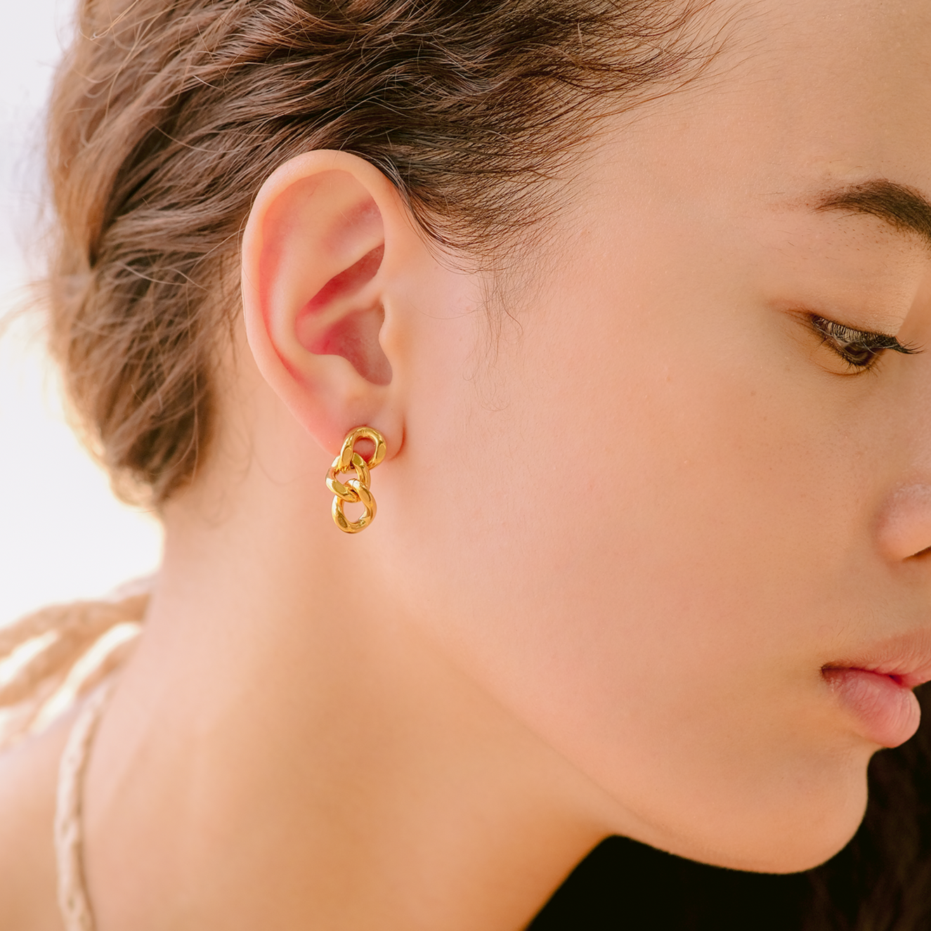 Giselle Gold Chain Earring