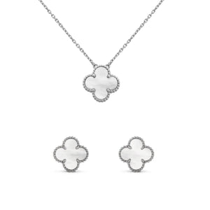 Set di ciondoli | Argento/Bianco