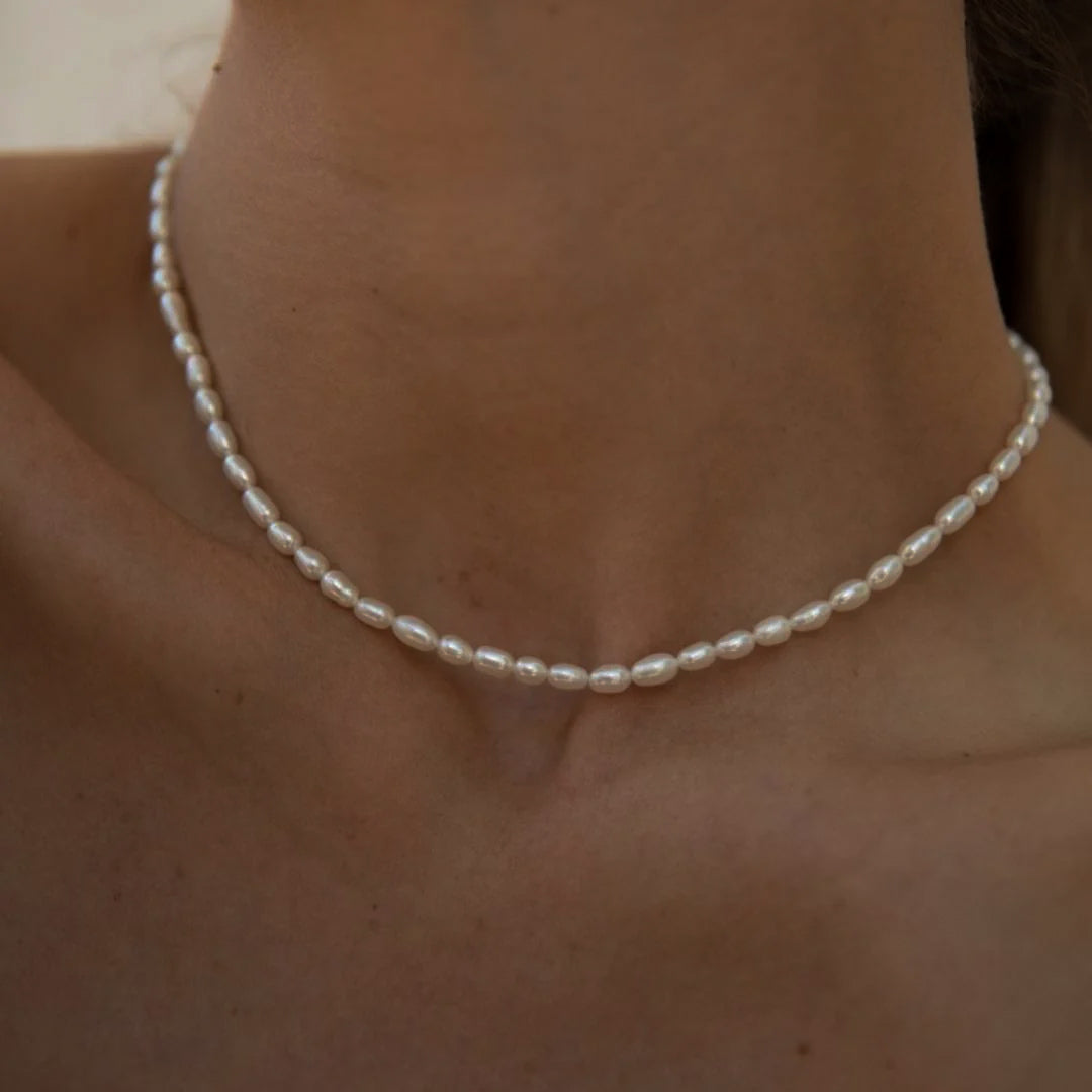 Choker di perle d'acqua dolce