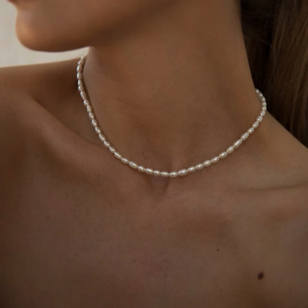 Choker di perle d'acqua dolce