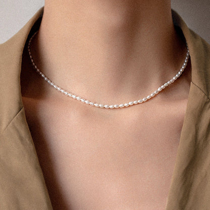 Choker di perle d'acqua dolce