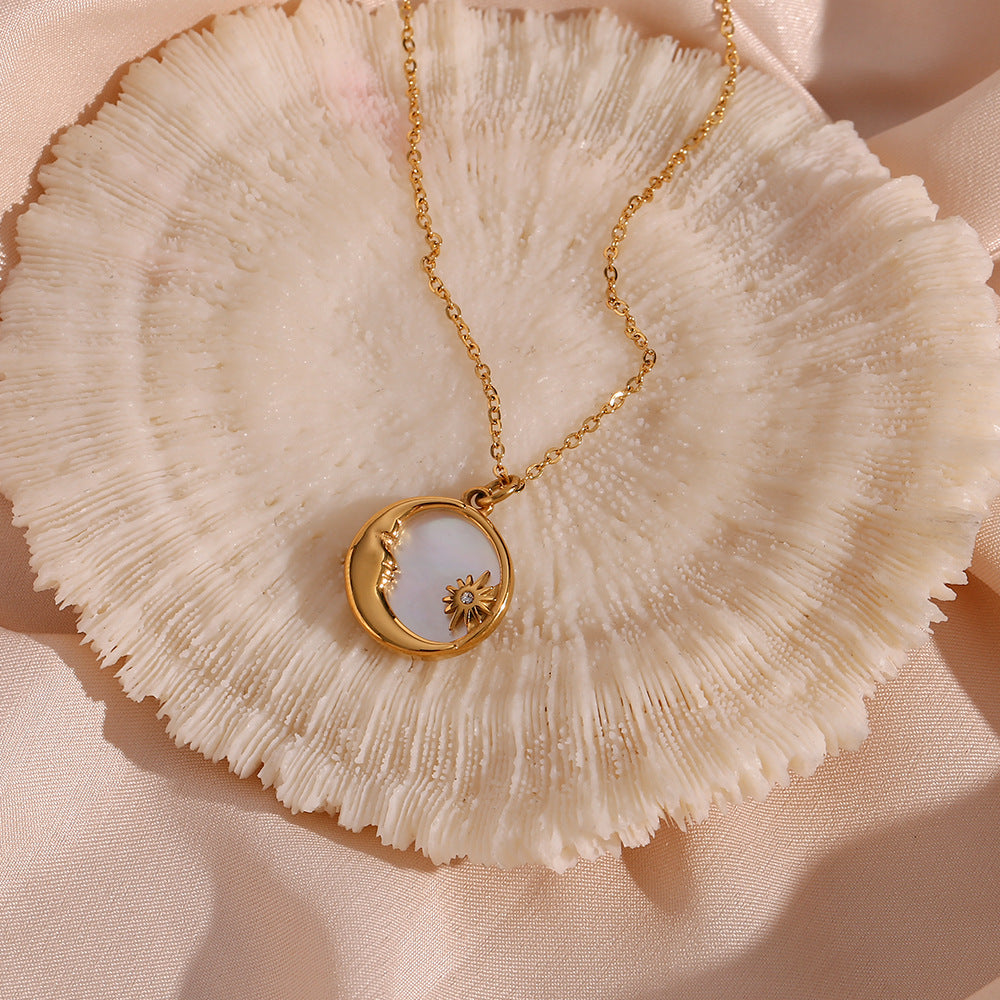 Collana Evangeline Lunar Gold