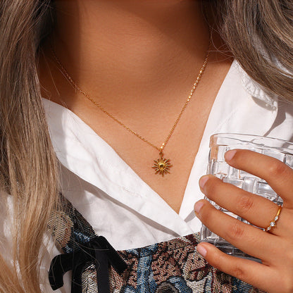 Collana Eliora Gold Sun