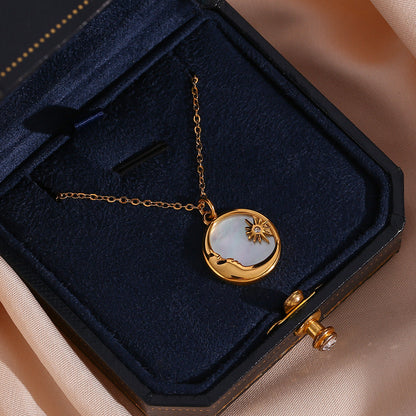 Collana Evangeline Lunar Gold