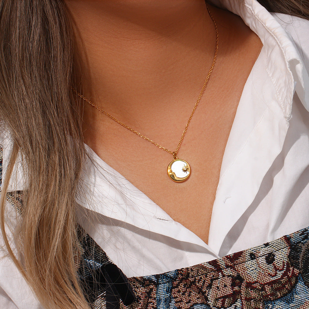 Collana Evangeline Lunar Gold