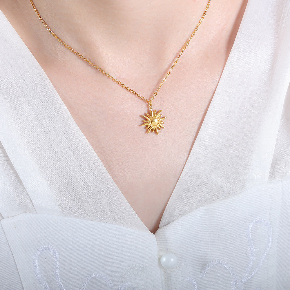 Collana Eliora Gold Sun