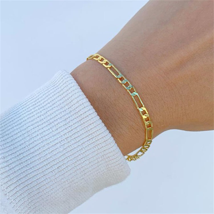 Bracciale a catena in oro Saturno 