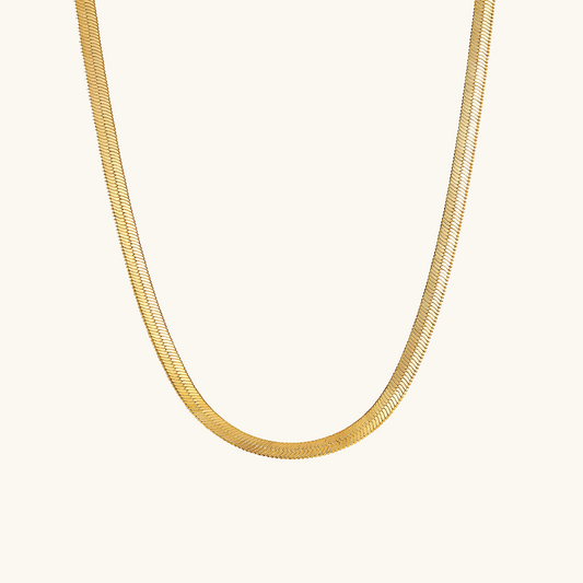 Snake Chain Necklace - Gold