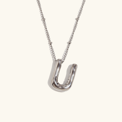 Balloon Initial Serenity Necklace