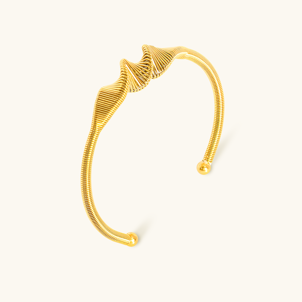 Bracciale Bangle Wave - Oro