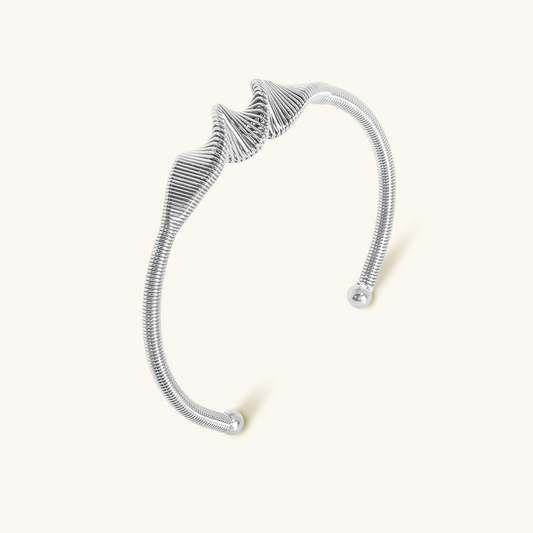 Bracciale Bangle Wave - Argento 