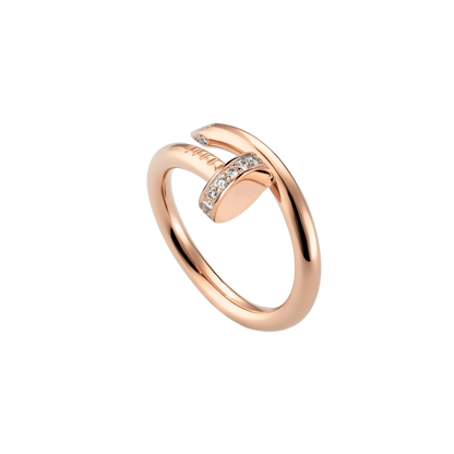 Anello Spike Gem | Oro rosa